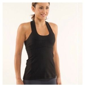 Lululemon scoop neck tank size 8, black